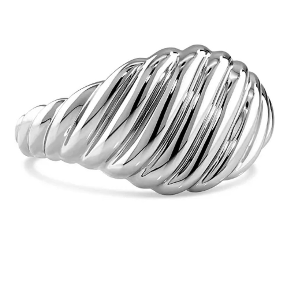 Devata Rope Ring Sterling Silver size 6 - Picture 2 of 8